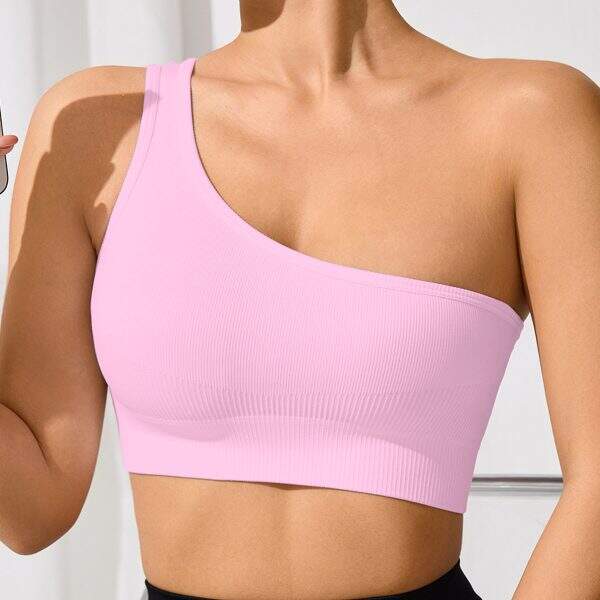 Sexy single shoulder sports vest - Image 3