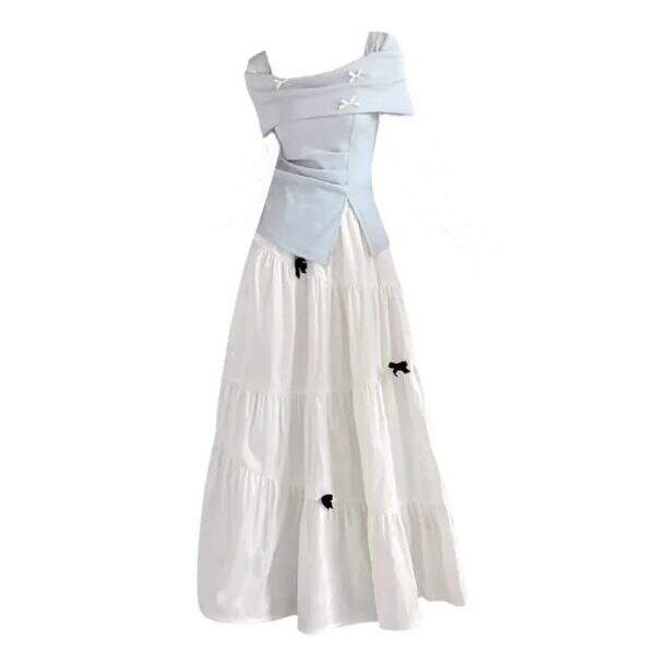 Long sleeved shirt, slim fit, slim skirt - Image 5
