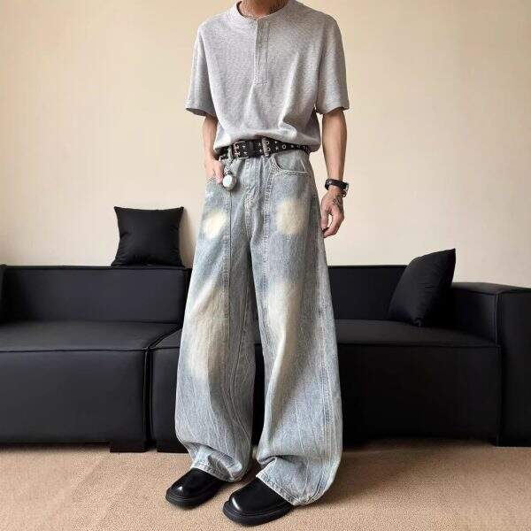 Men's Trendy Brand Pants High Street Trendy Men - Image 5
