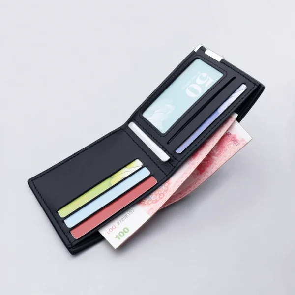 Men's short wallet, student style - Image 3