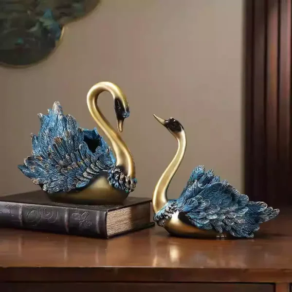 Modern luxury swan accessories, suitable for home decoration - Image 5