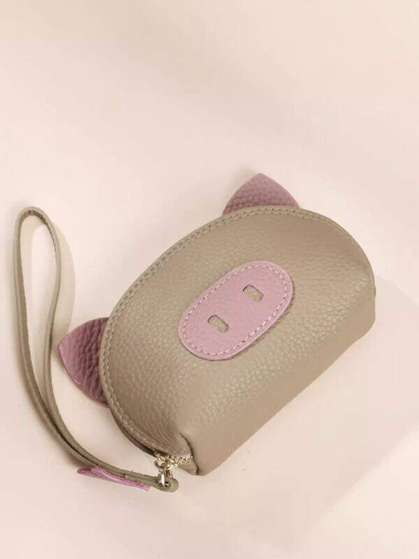 Cute Piggy Pattern Small Wallet - Image 4