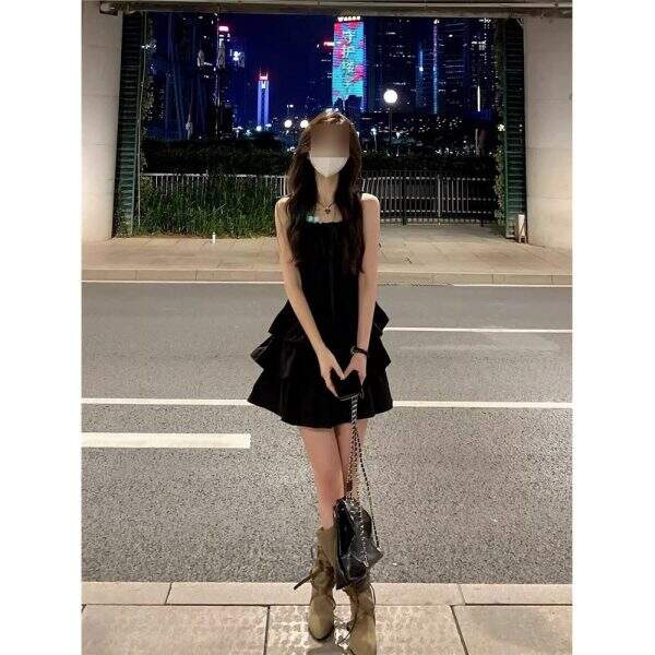 French black midi skirt - Image 2