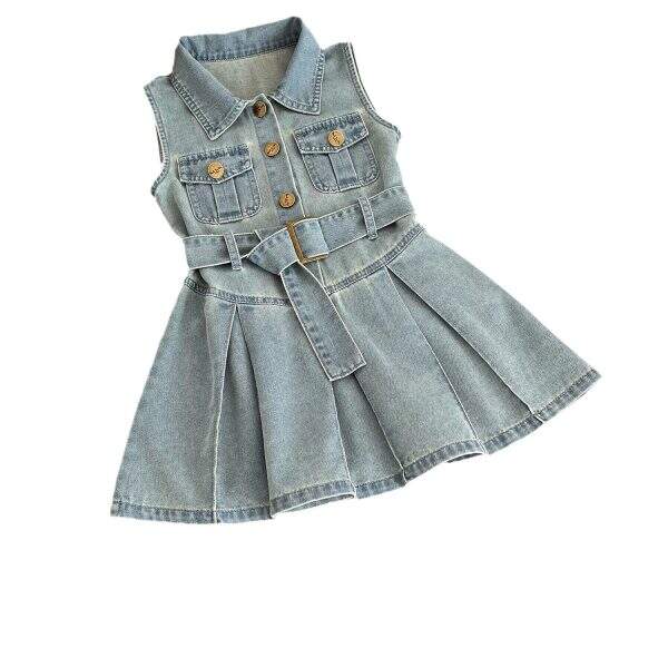 Children's princess skirt denim skirt - Image 5