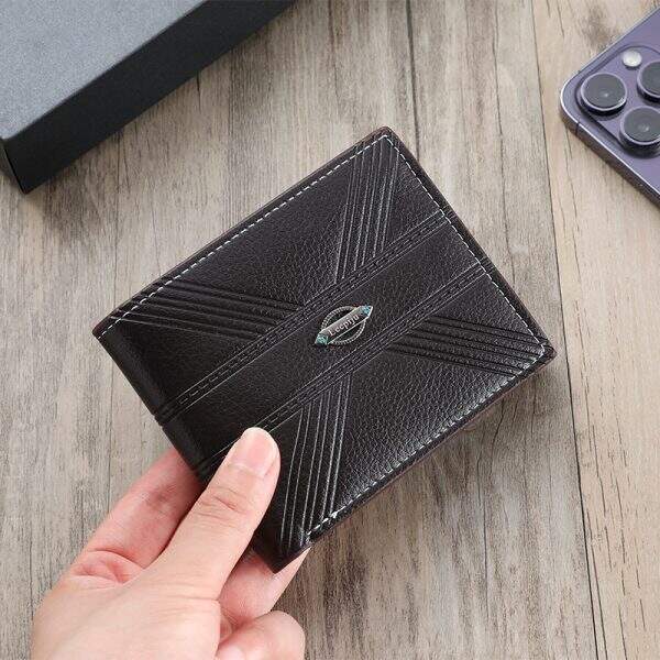 Men's soft leather wallet, waterproof - Image 3