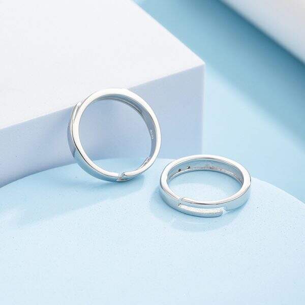 Fashion letter diamond ring - Image 4