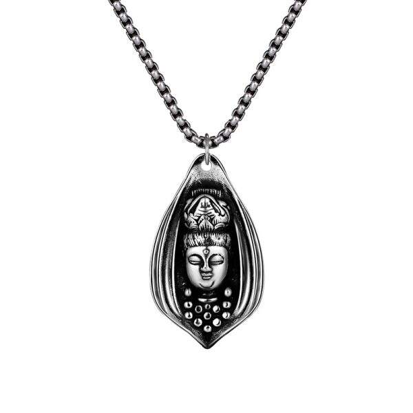 Fallen Leaf Avalokitesvara Bodhisattva Pendant - Image 5