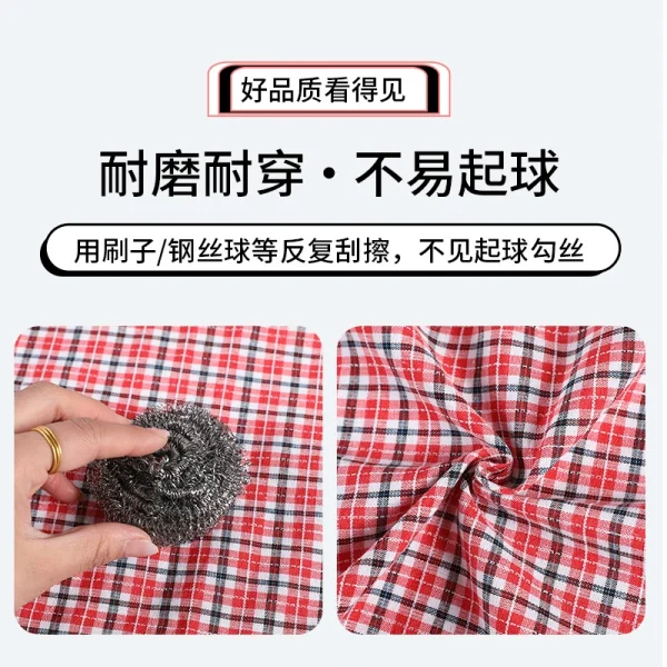 New cotton apron, long sleeves, stain resistant - Image 3