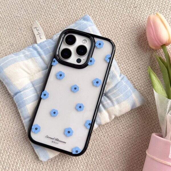 Black acrylic hard shell phone case - Image 4