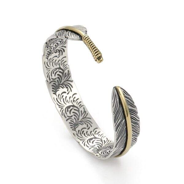 Tang Grass Feather Bracelet for Men - Image 3