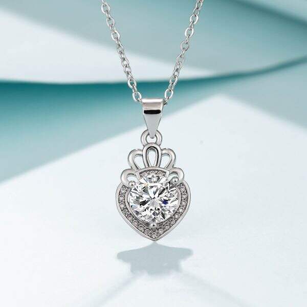 Diamond Crown Necklace - Image 1