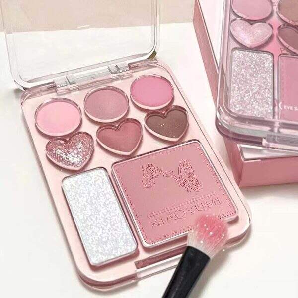 Korean heart-shaped eye shadow plate - Image 1