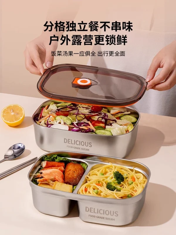 Stainless steel insulated lunch box - Image 4