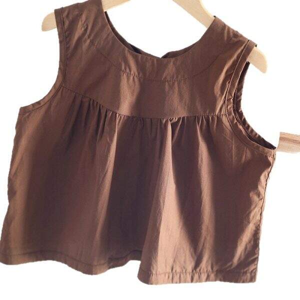 Sleeveless two-piece trendy clothing set - Image 5