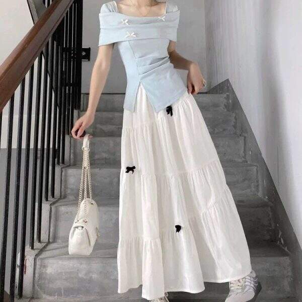 Long sleeved shirt, slim fit, slim skirt - Image 4