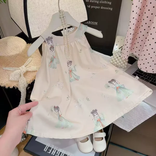 Fashionable floral dress suitable for girls - Image 4