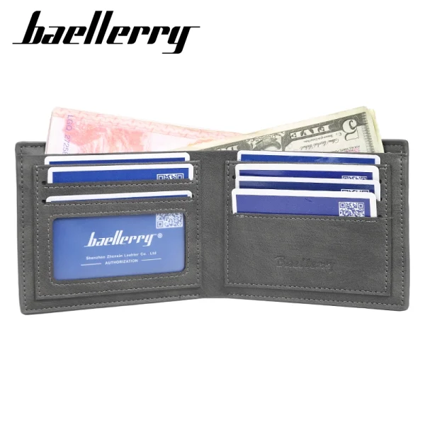 Men's Short Fashion Wallet - Image 4
