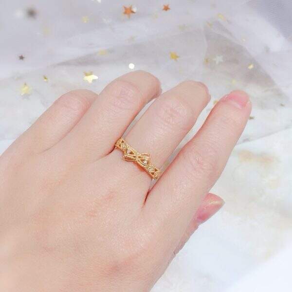 Ladies' Diamond Bow Ring - Image 2