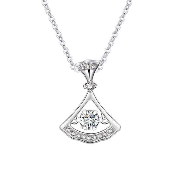 Luxury heart-shaped pendant necklace - Image 5