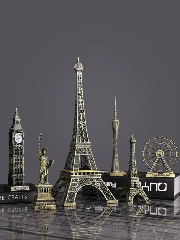 Eiffel Tower Paris Model House Decoration - Image 1