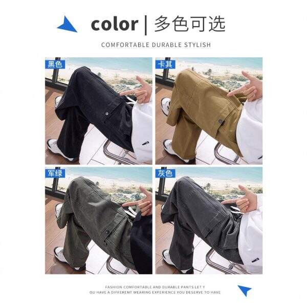 Retro workwear pants for men - Image 4