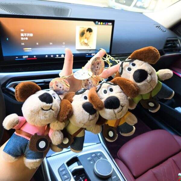 Trendy couple cartoon puppy doll keychain - Image 3