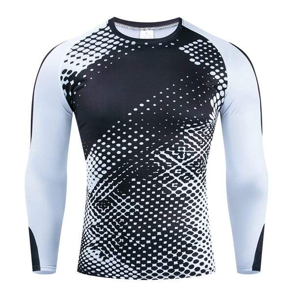 Running and fitness clothing men's long sleeved t-shirt - Image 4