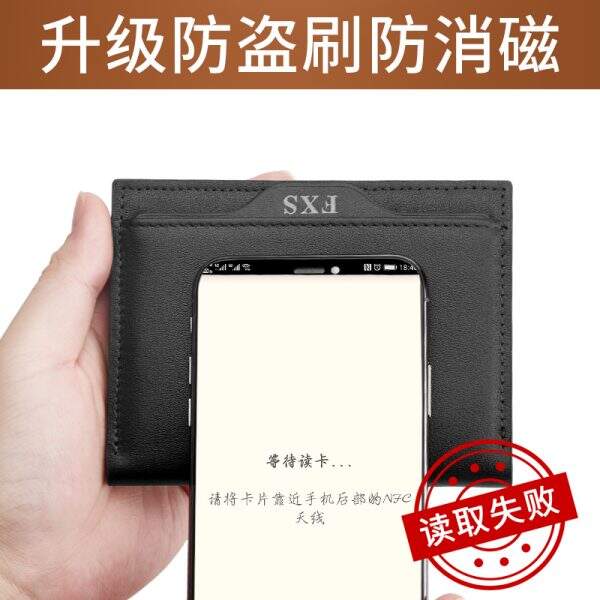 Men's wallet, top layer cowhide, genuine leather - Image 3