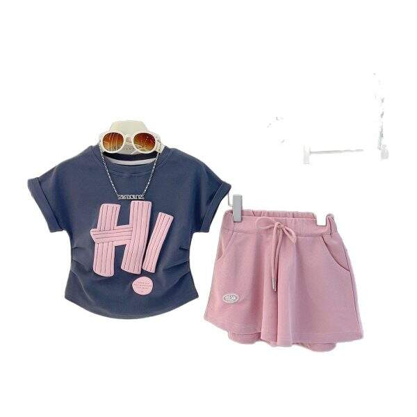 CUHK casual girls' short sleeved shorts - Image 5