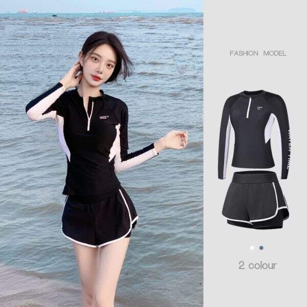 Women's long sleeved swimsuit - Image 1