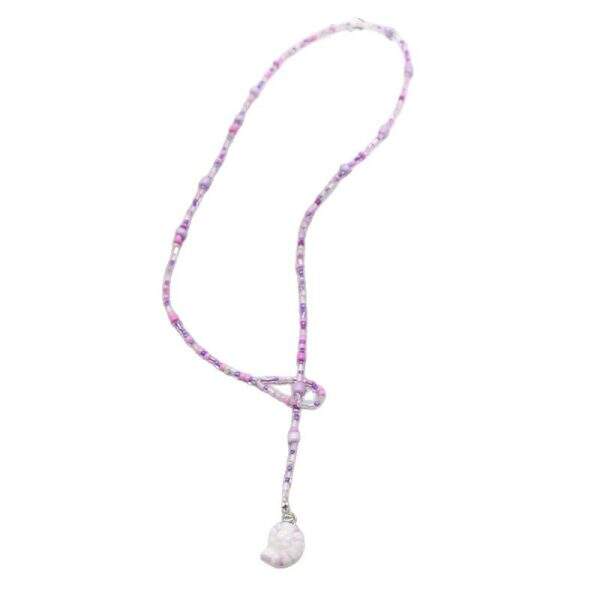 Colorful bead necklace - Image 5