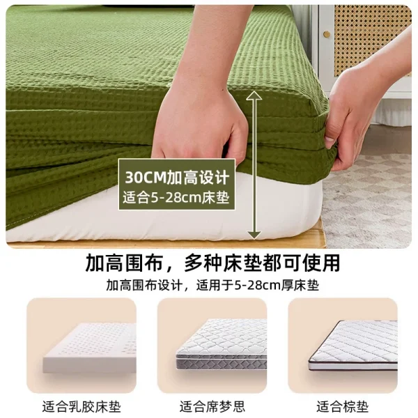 Waffle bed sheets - Image 3