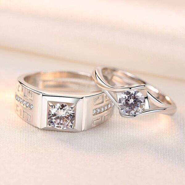 Couple diamond ring - Image 4