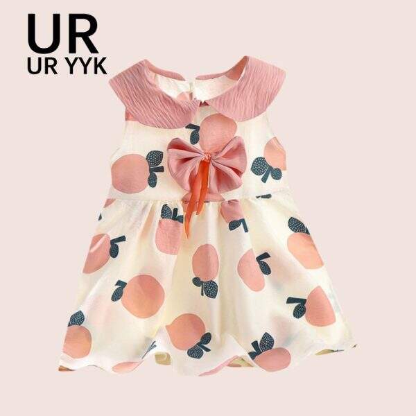 Cute girl bow dress set - Image 1