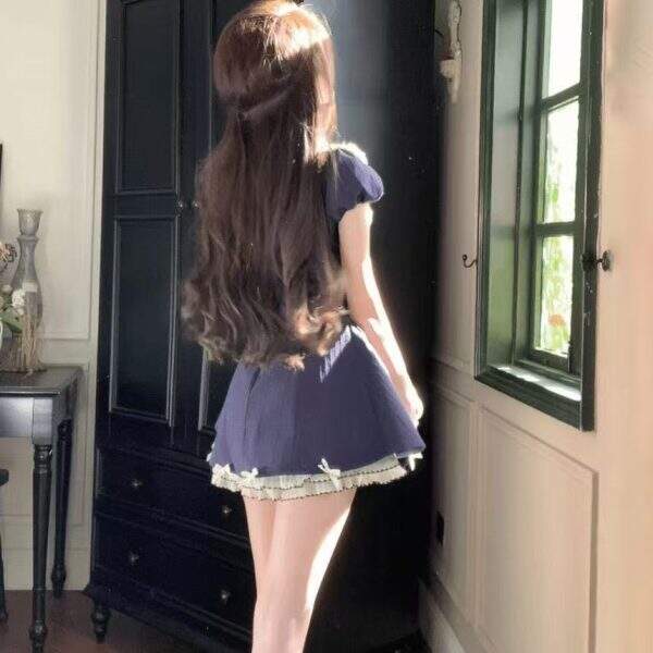 Navy Blue Dress - Image 2