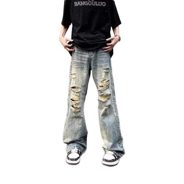 Men's washable ripped jeans - Image 5