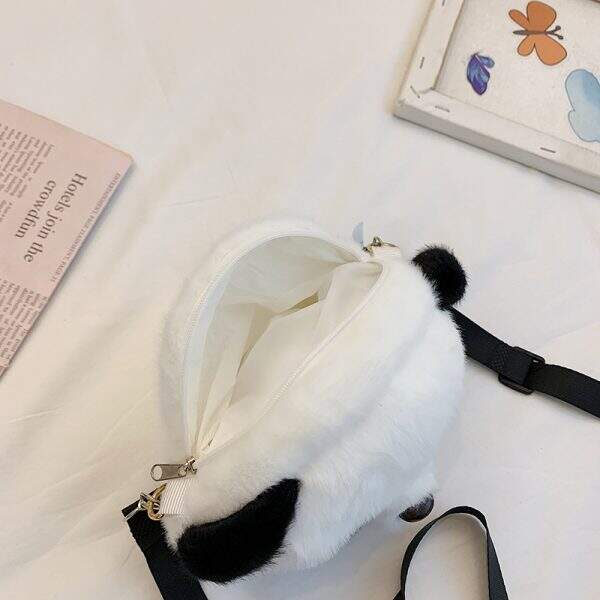 Cute plush toy panda backpack doll - Image 3