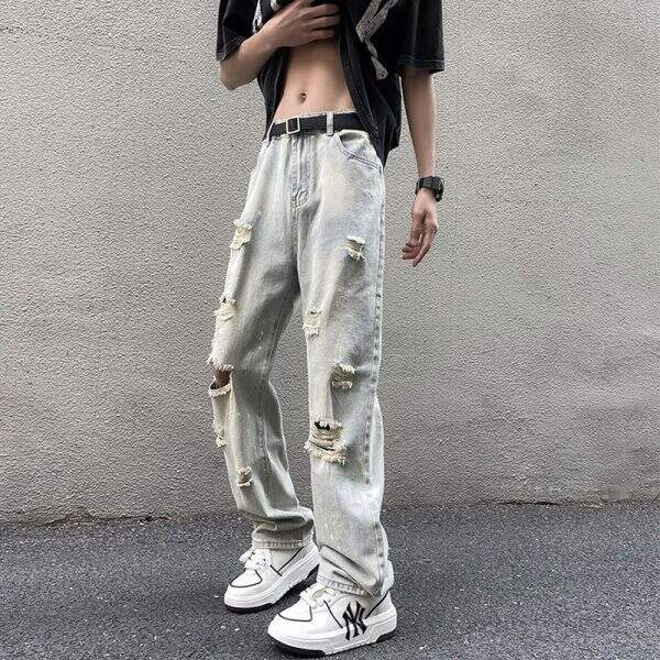 High street ripped jeans men ins - Image 1
