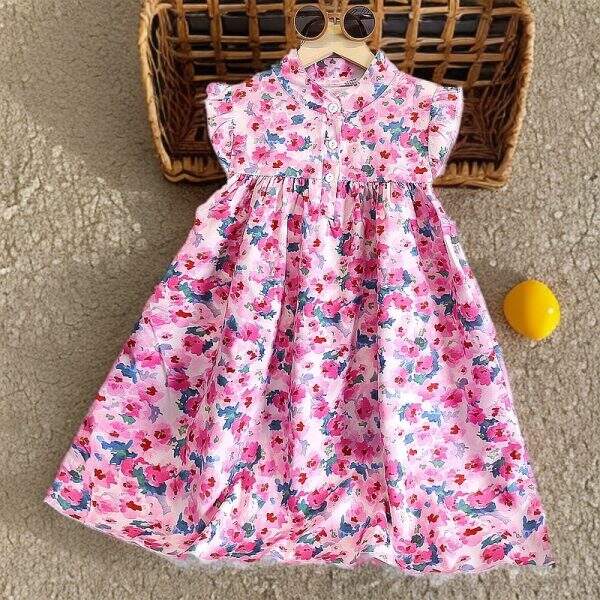 Girl's floral dress - Image 1