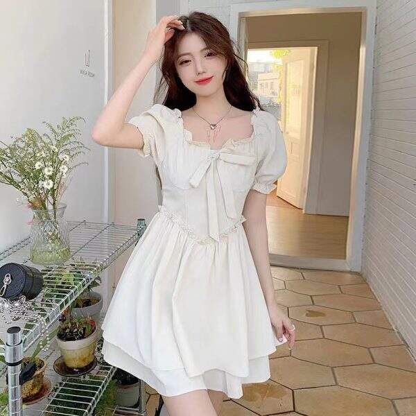Lace bow dress - Image 2