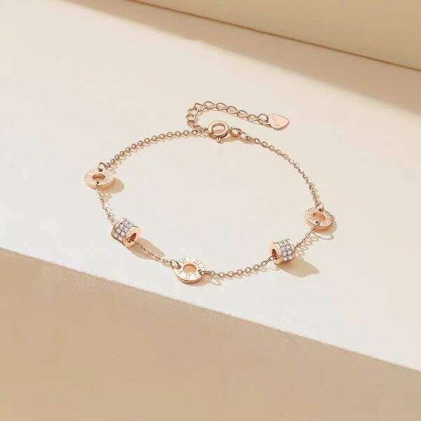 Ladies Roman numeral bracelet - Image 1