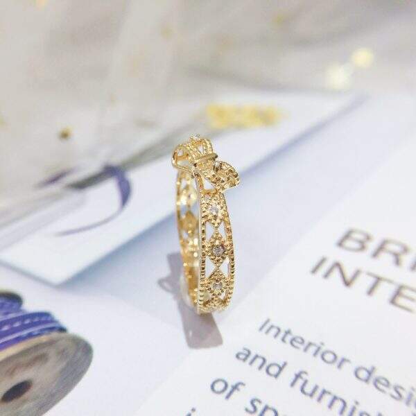 Ladies' Diamond Bow Ring - Image 1