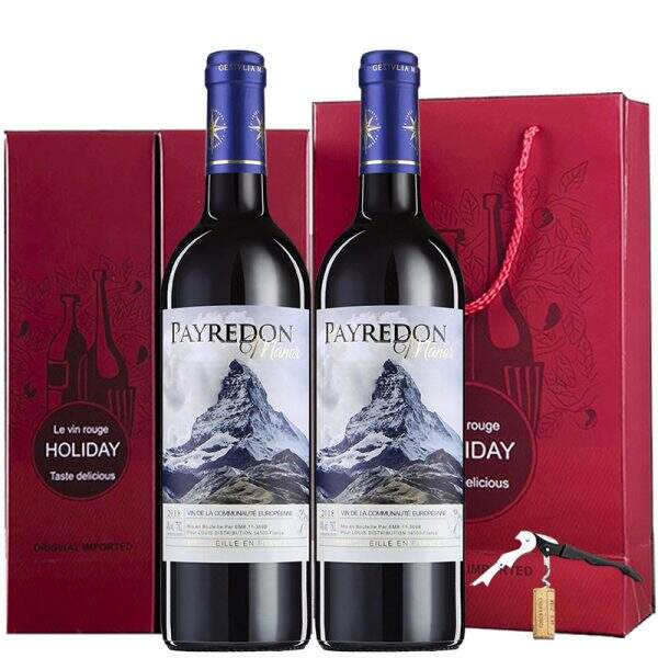 Original bottle, original imported red wine - Image 3