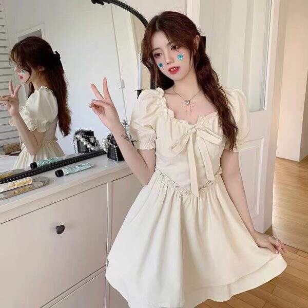 Lace bow dress - Image 4