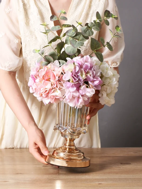 Nordic Luxury Crystal Glass Vase - Image 2