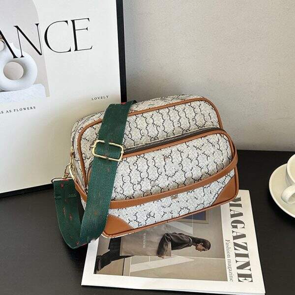 New retro letter logo men's bag - Image 4