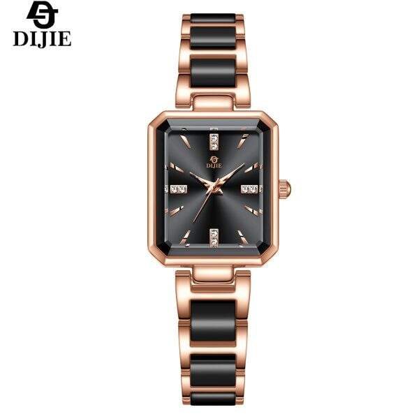 Square quartz wristwatch - Image 5