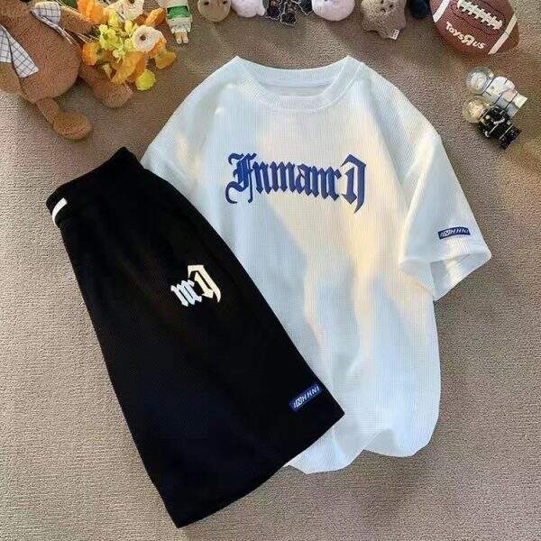 Men's short sleeved T-shirt shorts set - Image 5