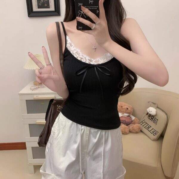 Sexy lace vest - Image 2