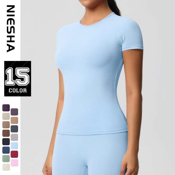 Short sleeved tight fitting sportswear - Image 1